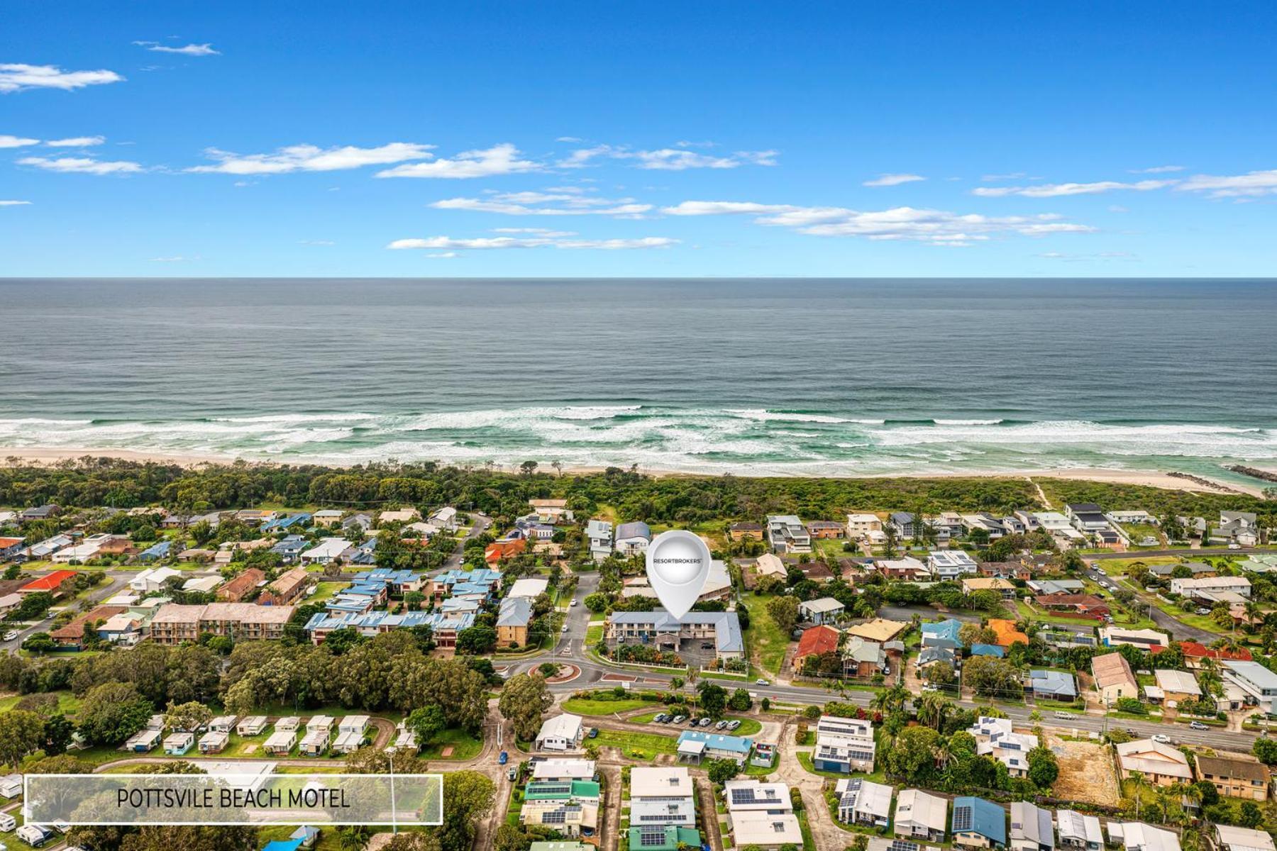 Pottsville Beach Motel Екстер'єр фото