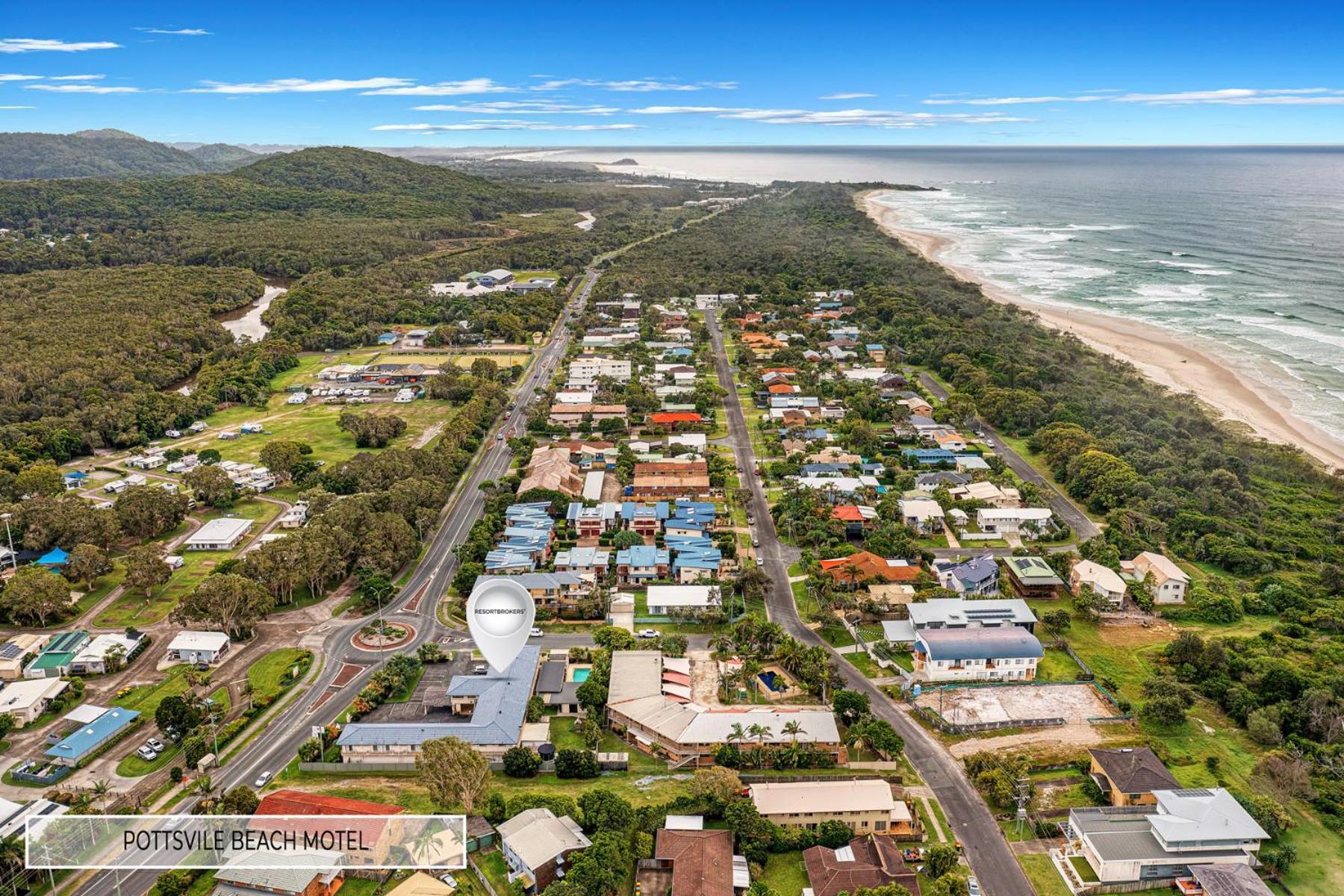 Pottsville Beach Motel Екстер'єр фото